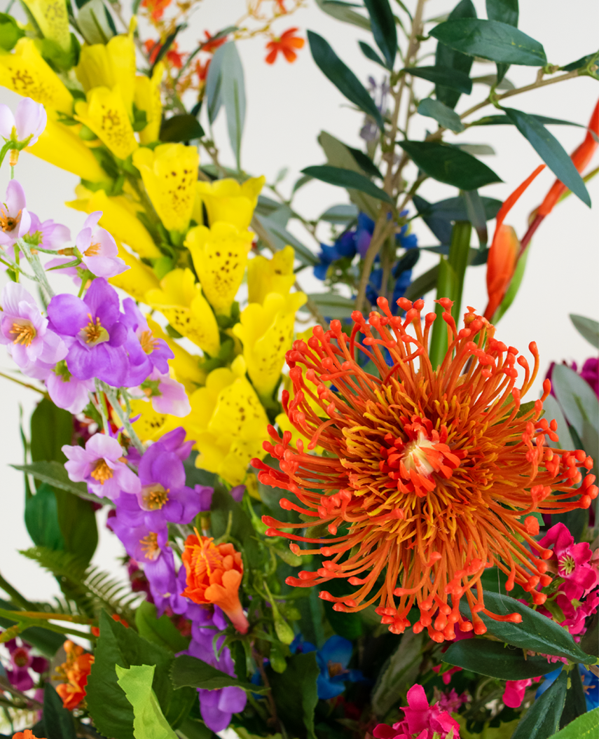 Kunstbloemen boeket Tropicana XL