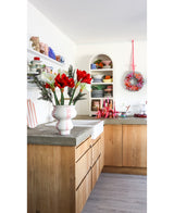 Kunstbloem Amaryllis Real Touch wit 66 cm