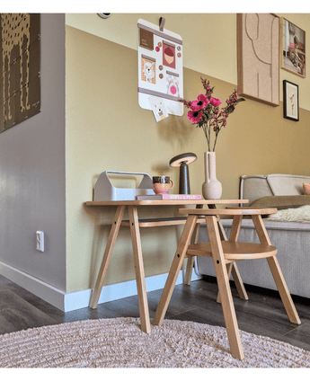 Kunstbloem Anemoon vertakt 56 cm roze