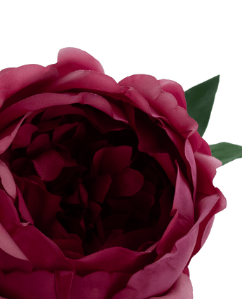 Kunstbloem Lotus pioenroos Real Touch rood 58 cm