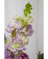 Kunstbloem Violier 78 cm paars