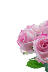 Kunstrozenboeket 7 Rozen Real Touch Roze 30 cm