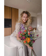 Zijden kunstbloemen boeket Colourful Svenski