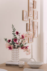 Zijden kunstbloemen boeket Featherlight Florals