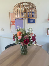 Zijden kunstbloemen boeket The Wild Bunch