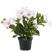 Kunstbloemen in pot