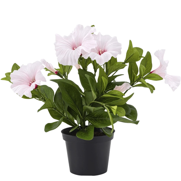 Kunstbloemen in pot