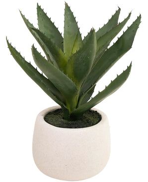 Kunstplant Aloe Vera 28 cm in sierpot