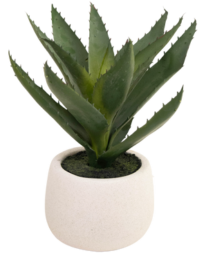 Kunstplant Aloe Vera 28 cm in sierpot