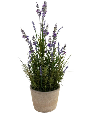 Kunstplant Lavendel 51 cm in sierpot