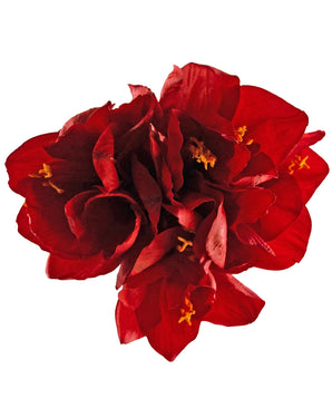 Kunstbloem Amaryllis Real Touch rood 36 cm