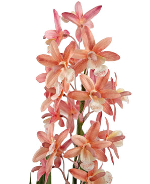 Kunstplant Cymbidium 58 cm roze