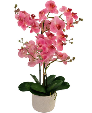 Kunst Orchidee Real Touch 68 cm Real Touch roze