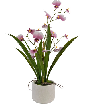 Kunst Oncidium Real Touch 48 cm roze