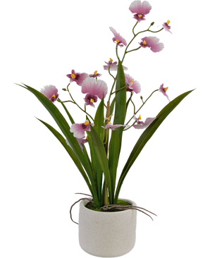 Kunst Oncidium Real Touch 48 cm roze