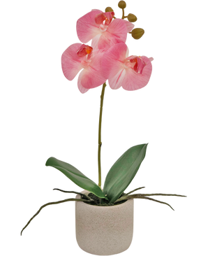 Kunst Orchidee Real Touch 30 cm roze