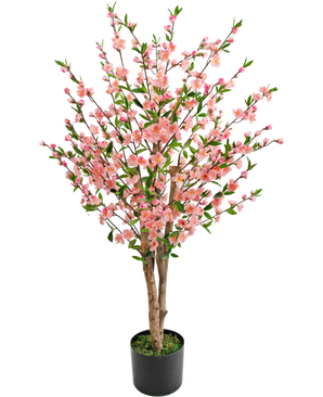 Kunstplant Kersenbloesem 120 cm roze