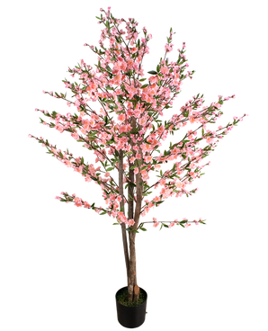 Kunstplant Kersenbloesem 180 cm roze