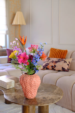 Zijden kunstbloemen boeket Garden Melody