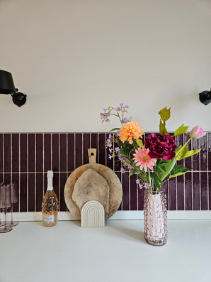Zijden kunstbloemen boeket Love in Bloom
