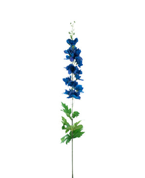 Kunstbloem Ridderspoor Real Touch donker blauw 90 cm