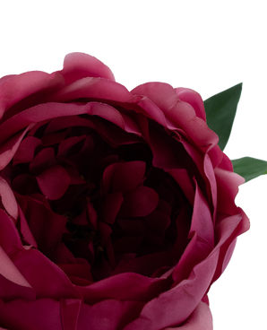 Kunstbloem Lotus pioenroos Real Touch rood 58 cm