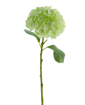 Kunstbloem Hortensia Real Touch Lichtgroen 49 cm