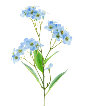 Kunstbloem Orchidee Real Touch Blauw 50 cm