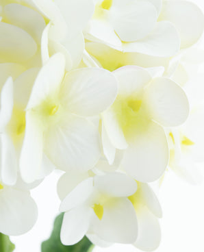 Kunstbloem Hortensia Real Touch Crème 58 cm