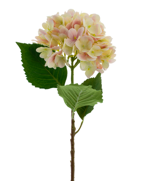 Kunstbloem Hortensia Real Touch Roze 58 cm