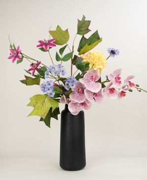 Zijden kunstbloemen boeket Aurora Garden