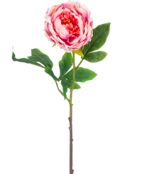 Kunstbloem Pioenroos 61 cm roze