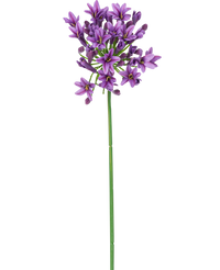 Kunstbloem Agapanthus 77 cm paars