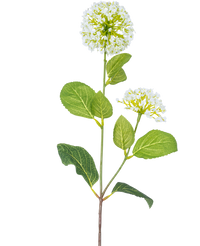 Kunstbloem Sneeuwbal/Viburnum 70 cm groen/wit