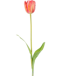 Kunstbloem Franse Tulp 63 cm oranje