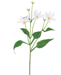 Kunstbloem Madelief 76 cm wit