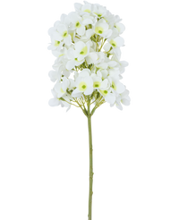 Kunstbloem Sneeuwbal Real Touch Wit 58 cm