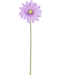 Kunstbloem mini Gerbera 47 cm lila