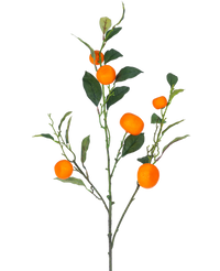 Kunsttak Mandarin 104 cm oranje