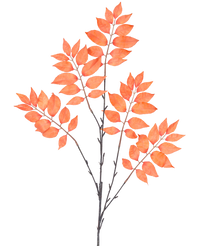 Kunsttak Varen vertakt 83 cm oranje