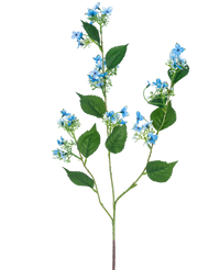 Kunstbloem Wilde Hydrangea 93 cm blauw