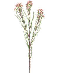 Kunsttak Waxflower 78 cm roze