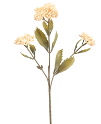 Kunstbloem Kalanchoe 47 cm creme