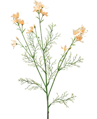 Kunstbloem Wilde Delphinium 71 cm licht creme