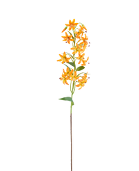 Kunstbloem Lelie 82 cm oranje