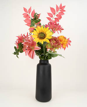 Zijden kunstbloemen boeket Floral Funn