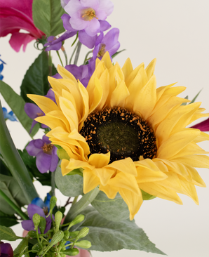 Zijden kunstbloemen boeket Garden Melody