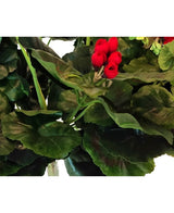 Kunst Geranium 40 cm rood