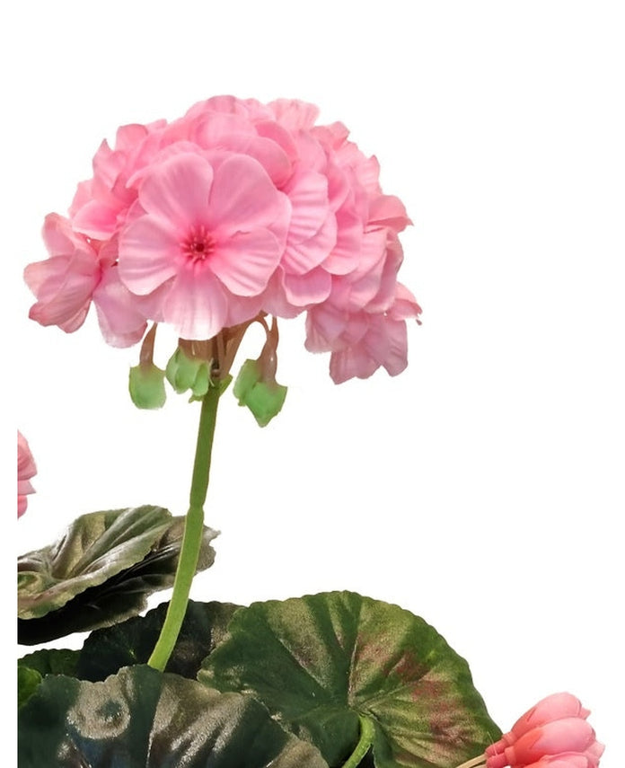 Kunst Geranium 40 cm roze