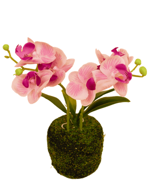 Kunst Orchidee 22 cm roze